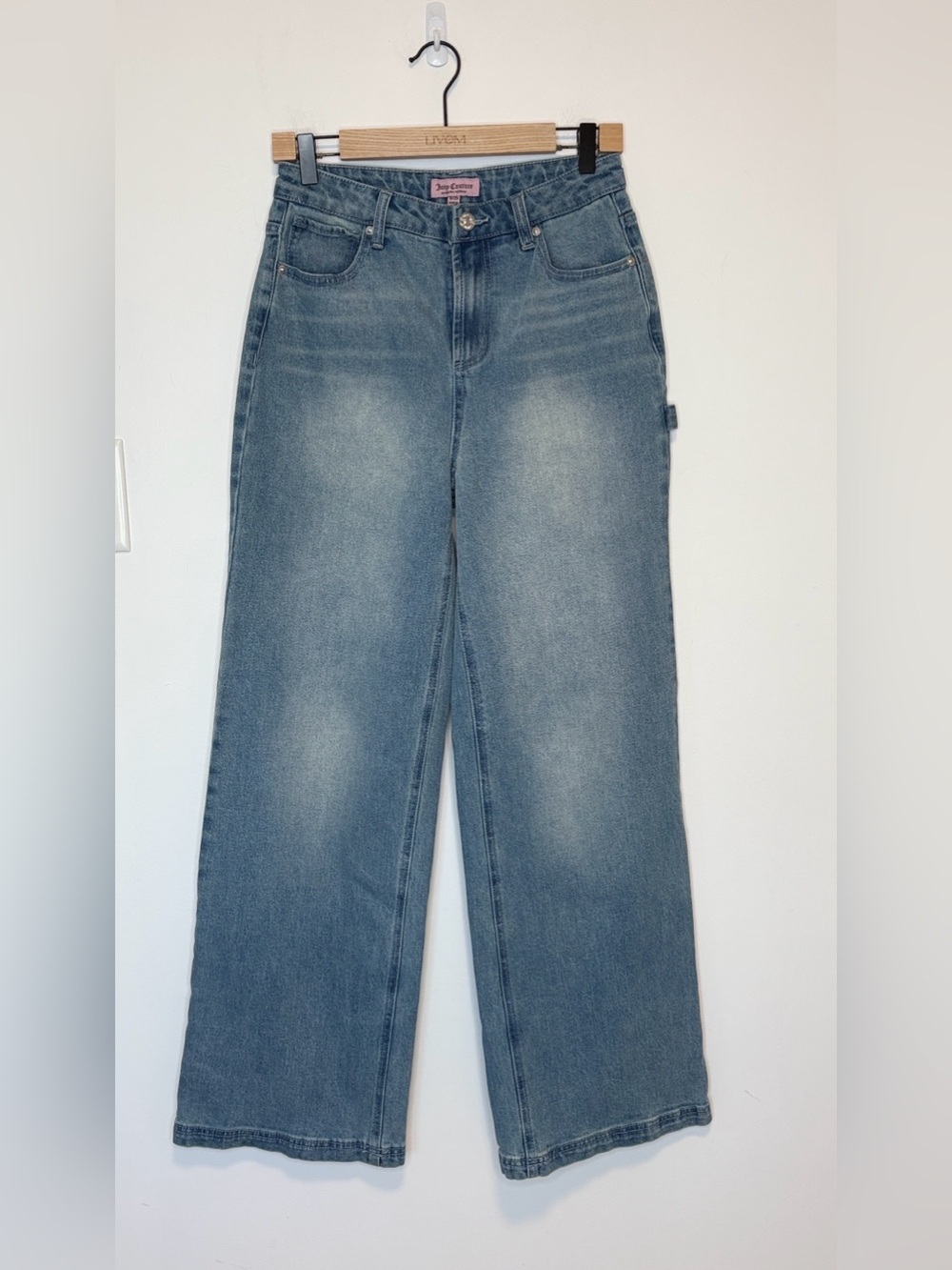 Juicy Couture wide leg jeans , sz : 29